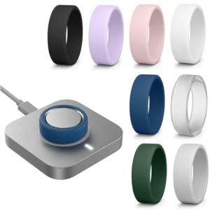 8 Pack Silicone Ring Cover Compatible with Oura Ring 5